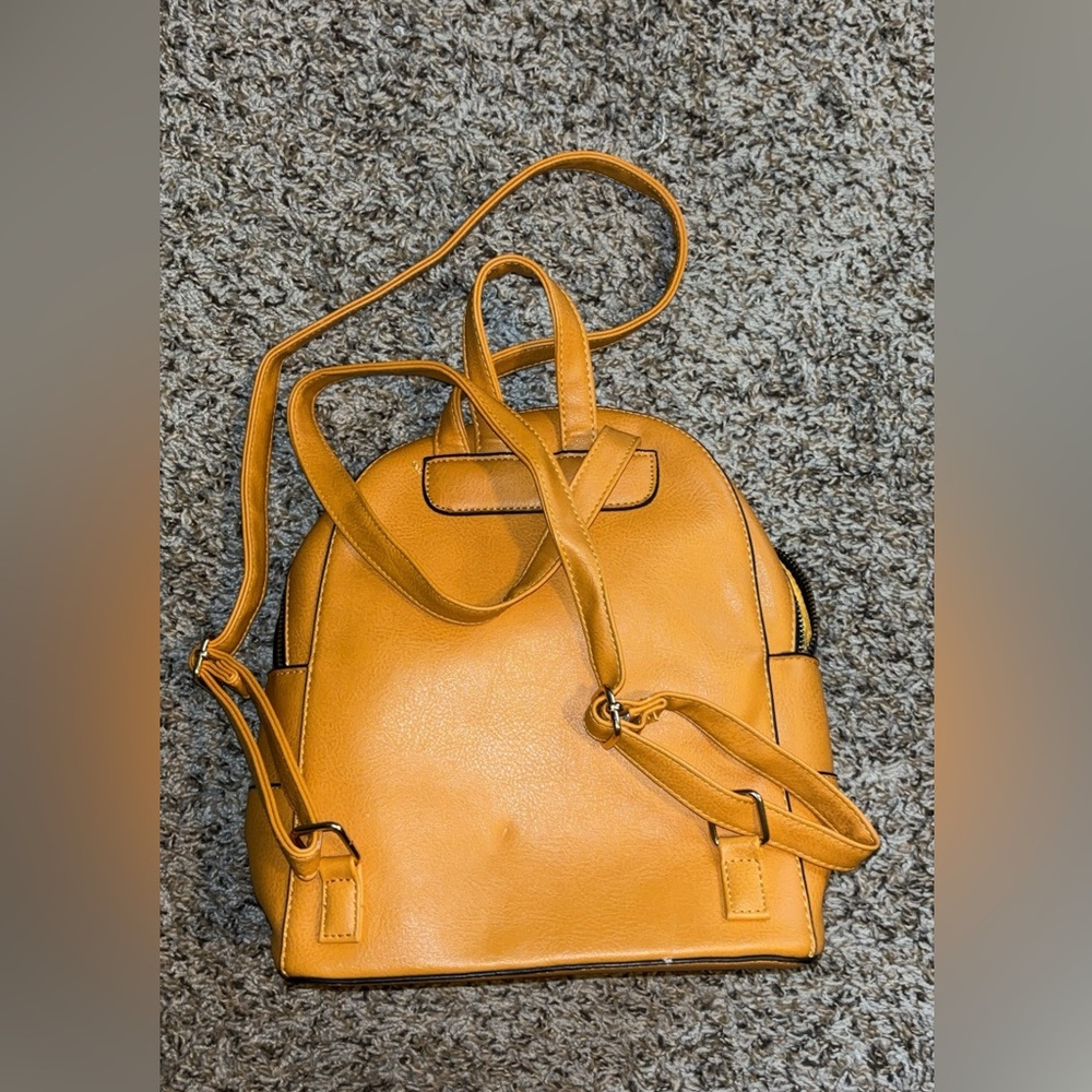 Light Brown/tan Purse Backpack